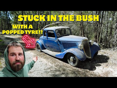 750KM ROUND TRIP IN THE 1934 FORD COUPE!! FLAT TYRE WITH NO SPARE