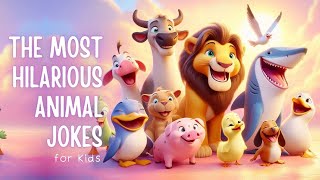 Funniest Animal Jokes for Kids! 🦆🐶🐮 #animatedstories #forkids #dadjokes #funny