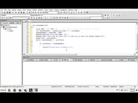 Tutorial to make guess game using language C