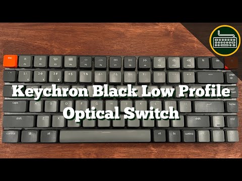 Typing ASMR - Keychron K3 - Keychron Black Low-profile Optical Switches