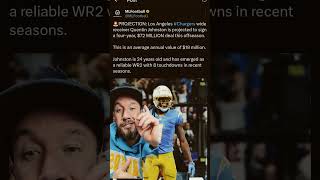 Quentin Johnston Contract Extension!? #chargers #nfl #gobolts #football #boltup #nflfootball