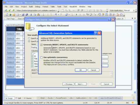 5 Deleting Records from a GridView
