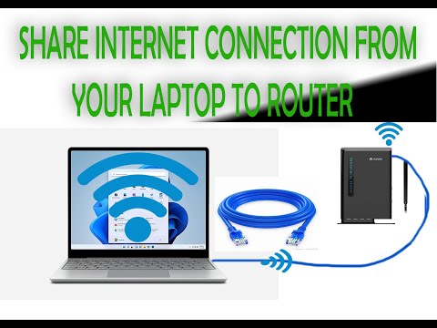 How To Share Internet Connection From Pc using Router