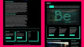 How To Create Website With HTML & CSS | Pure HTML & CSS