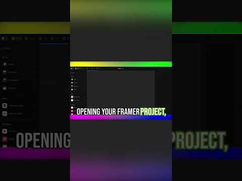 How to Add Video in Framer website