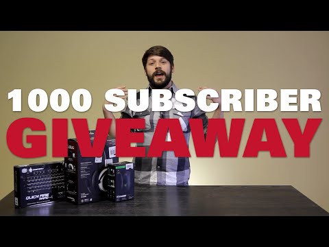 1000 Subscriber Giveaway!