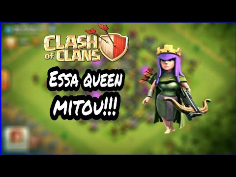 Se liga só no que essa rainha fez. - CLASH OF CLANS