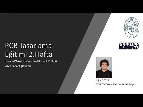 PCB101 (Bahar 2020) - Ders 2