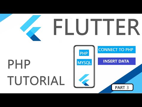 Flutter PHP-MySql tutorial part 3 Insert data