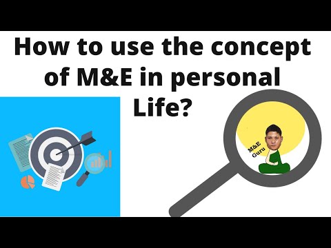 How to use M&E in personal life?