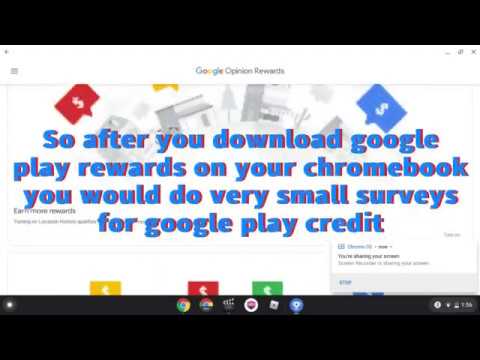 💻💻|How to get Free google play Credit on chromebook |💻💻