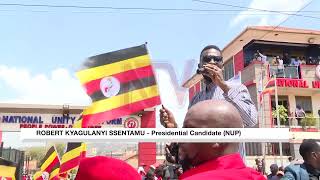 Teargas, gunshots fired at NUP candidate Kyagulanyi’s Kawempe rally