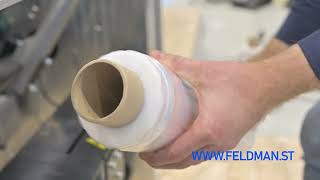 New Automatic Compact High-Speed PE Pre-Stretch Film Rewinder | Hand Rolls & Machine Rolls