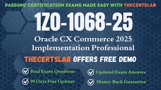 1Z0-1068-25 PDF Questions | Oracle CX Commerce 2025 Implementation Professional Exam