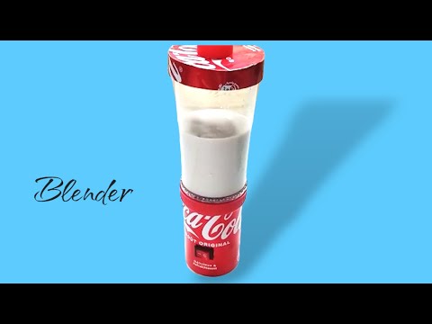How To Make amazing small blender using cans and recyclabes materials