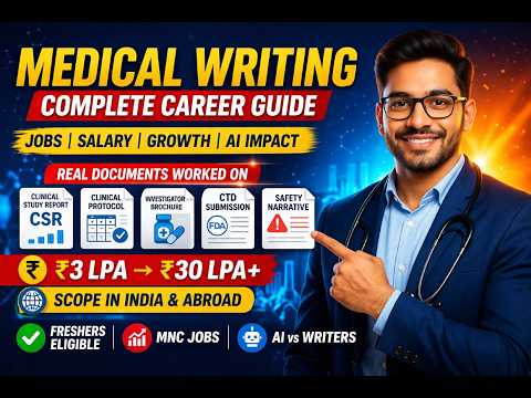 Medical Writing Career in Pharma | Jobs, Salary, Growth, AI Impact (Complete Guide 2026)
