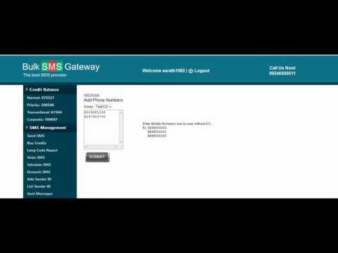 Bulk SMS Service -Group SMS