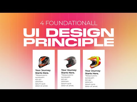 4 Foundational UI Design Principles #figmatutorial | UI/Web Design Tutorial #ui #tutorial #beginners