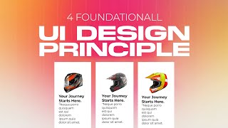 4 Foundational UI Design Principles #figmatutorial | UI/Web Design Tutorial #ui #tutorial #beginners