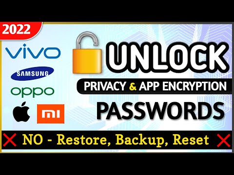 How to Unlock Privacy Passwords without losing Data | Secret Trick | No Backup & Reset | Non-Root