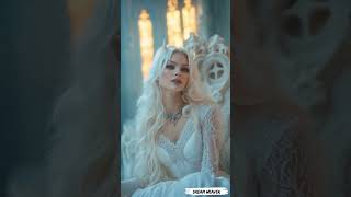 Six faces of demons created with artificial intelligence.