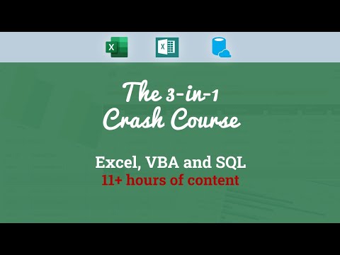 Excel - VBA AND SQL Tutorial 2021 || Online Excel Course for Beginners