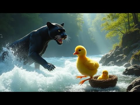 Brave Chick's River Rescue | A Fantastical Baby-Saving Adventure" #Duck #storytelling