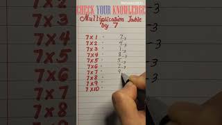 Math Tricks | Multiplication by 7 #fastcalculationtricks #mathforstudents #mathtricks