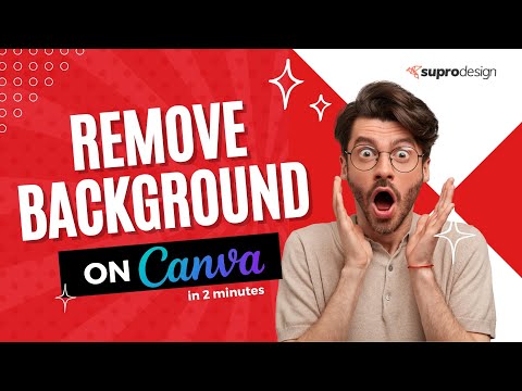 how to remove background in Canva | SuproDesign