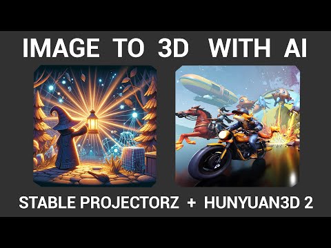 StableProjectorz + Hunyuan3D 2