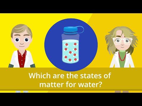 States of matter of water (Chemistry)