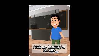 energy-saving mode. 😎🔋 FunnyShorts#SchoolJokes#LazyButSmart#StudentLife#lifeisbutadream #funnyunnyUS