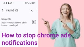 How to stop chrome ads notifications