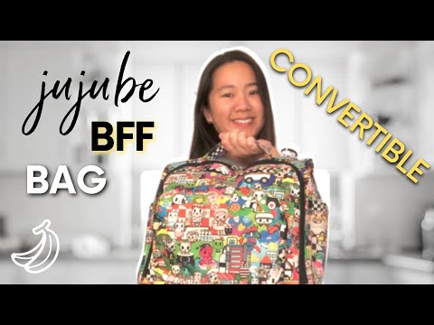 Jujube BFF Review & Packing Video | Best Diaper Bag for 2 & Stroller 2019 | Convertible Backpack