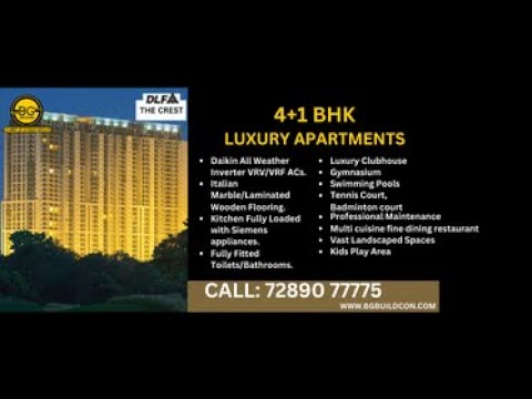 DLF ultra luxury Apartment sector 63 nearby smart world orchid #dlf  #m3m  #golfcourseextensionroad