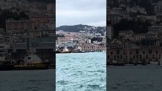 Moody Genova Waterfront Under Silvery Skies #SeasideVibes #UrbanTexture