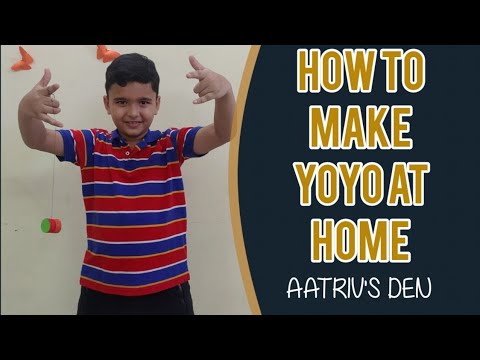 HOW TO MAKE YOYO AT HOME | DIY | AATRIV'S DEN