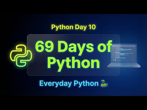 Master Python Dictionary Methods & Nested Dicts | Day 10 (69 Days of Python)