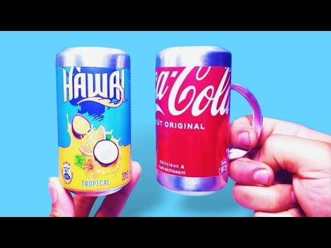 How To Make Amazing Cups Using Soda Cans and earn money