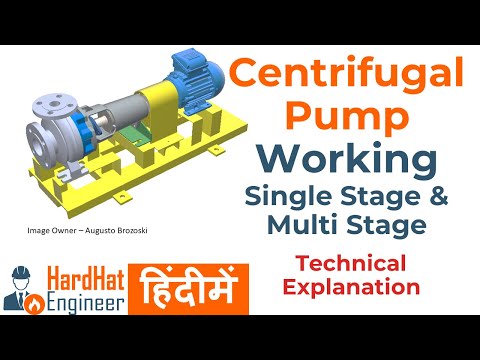 Centrifugal Pump Working in Hindi