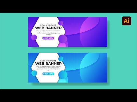 Website Banner Design In illustrator | Illustrator Banner Design | Web Banner Design (हिंदी , اردو)