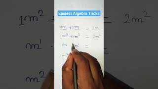 Easiest Algebra Tricks #shorts #mathematics #eduhubmath #basicmaths #mathshortcut #mathshack