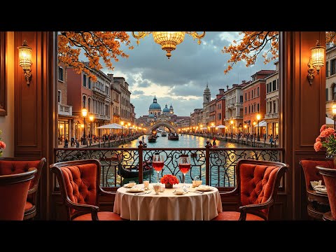 Autumn Day Street Jazz and Coffee Shop Ambience ~ Jazz Relaxing Music for Work, Study, Focus