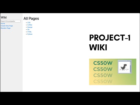 CS50W : Project-1| Wiki