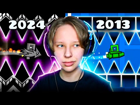 Зашёл в САМУЮ ПЕРВУЮ ВЕРСИЮ Geometry Dash и сравнил с 2.2