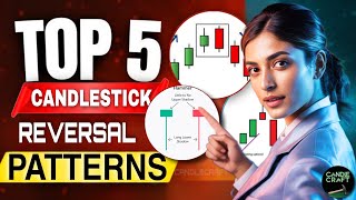“Top 5 Candlestick Reversal Patterns Every Trader MUST Know | Binary & Forex Explained.!" #trading