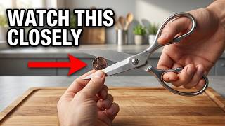 Never Buy New Scissors Again! This Sharpening Hack Works in Seconds