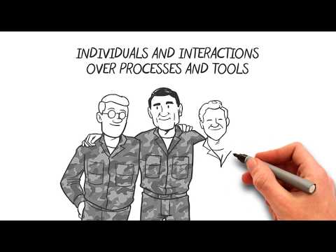 Test and Adjust - Military Agility in Individuals and Interactions Over Processes and Tools.