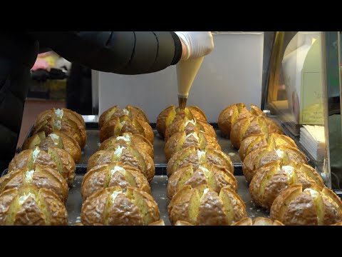 Korea Food - Garlic Bread Master Gangneung Garlic Bread