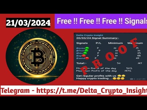 21/03/24 II Daily Crypto Trading Signal II Telegram Channel II delta crypto Future Crypto Trading